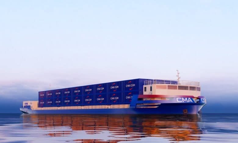 وقعت شركة CMA CGM عقدًا لبناء سفينة حاويات كهربائية